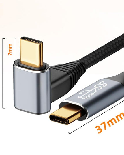 1M Usb-C To Usb-C Stereo Curved Data Cable For Steam Deck Gen2 - 100W-1915198103032565761