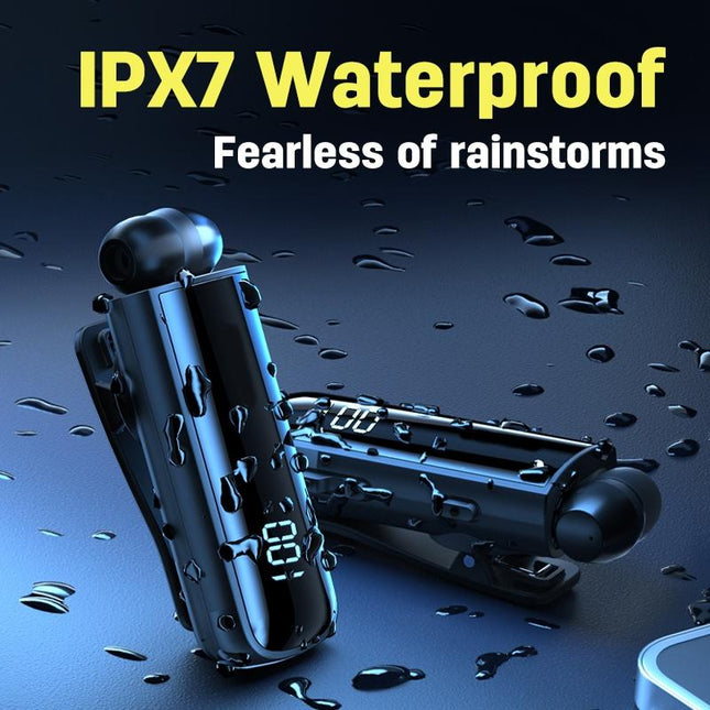Waterproof Earphones For Driving And Riding - Black-1915196934491082755