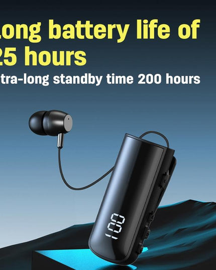 Waterproof Earphones For Driving And Riding - Black-1915196934491082758