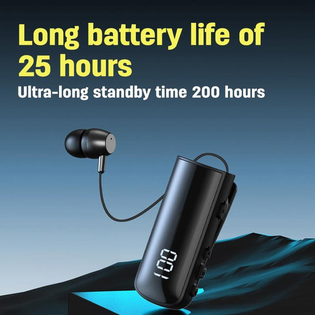 Waterproof Earphones For Driving And Riding - Black-1915196934491082758