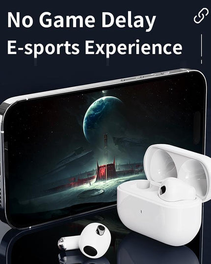 High-Fidelity Bluetooth 5.3 Earphones - White-1915197121158582276