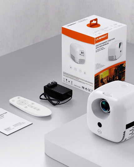 Portable Mini Smart Projector - 50 Ansi Lumens Lcd Led Multimedia-1915196524095213573