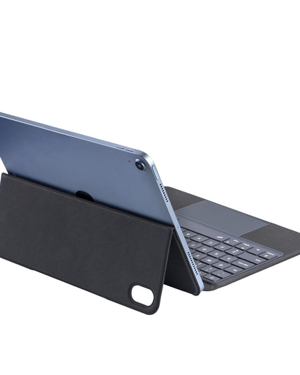 10.9 Ipad 10Th Gen 2022 Bluetooth Keyboard Case - Black Leather With Backlight-1915197122005831683