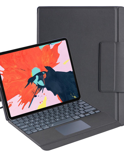 Backlit Bluetooth Keyboard Leather Case For Ipad Pro 12.9 - Black-1915196816069103623