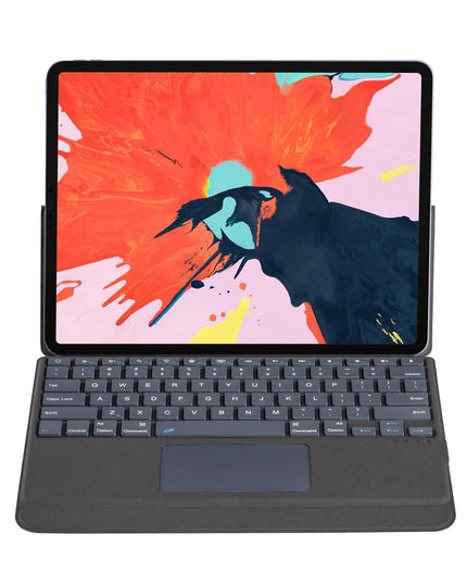 Bluetooth Keyboard Leather Case For Ipad Pro 12.9 - Black 2022 / 2021 / 2020 / 2018-1915196858729369601