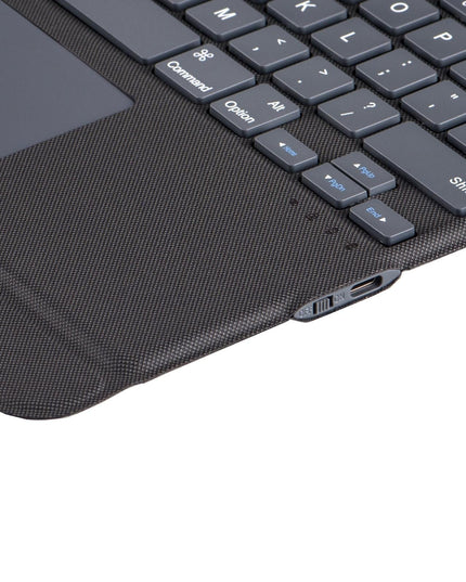 Bluetooth Keyboard Leather Case For Ipad Pro 12.9 - Black 2022 / 2021 / 2020 / 2018-1915196858729369605