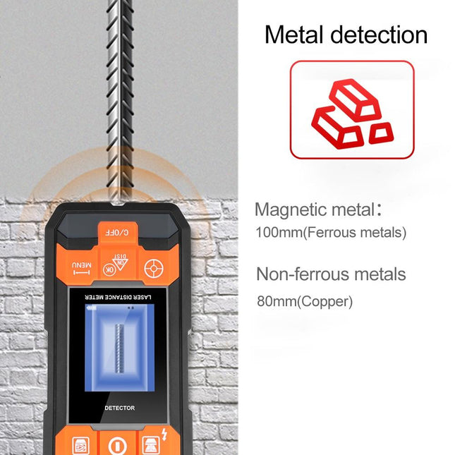 Handheld Metal Detector - Green Light-1915197166440288259