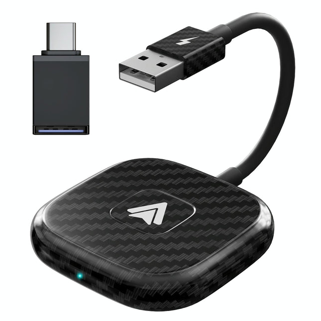 Wireless Carplay Adapter For Android - Carbon Fiber-1915196869148020736