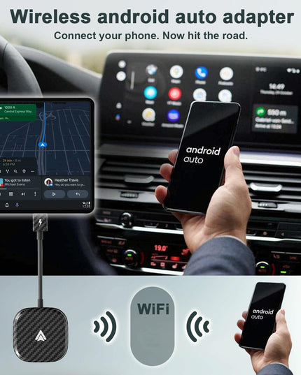 Wireless Carplay Adapter For Android - Carbon Fiber-1915196869148020738