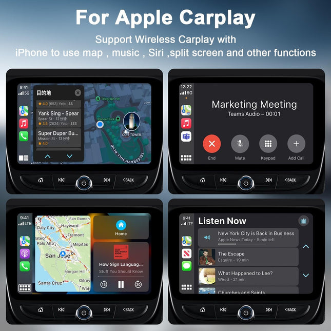 Wireless Carplay Adapter For Iphone - Carbon Fiber Usb & Usb-C-1915196888148217859