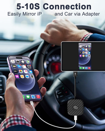 Carplay Adapter For Iphone - Carbon Fiber Usb & Usb-C-1915196945736011779