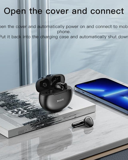 Wireless Noise-Cancelling Earbuds - Black-1915196944079261700