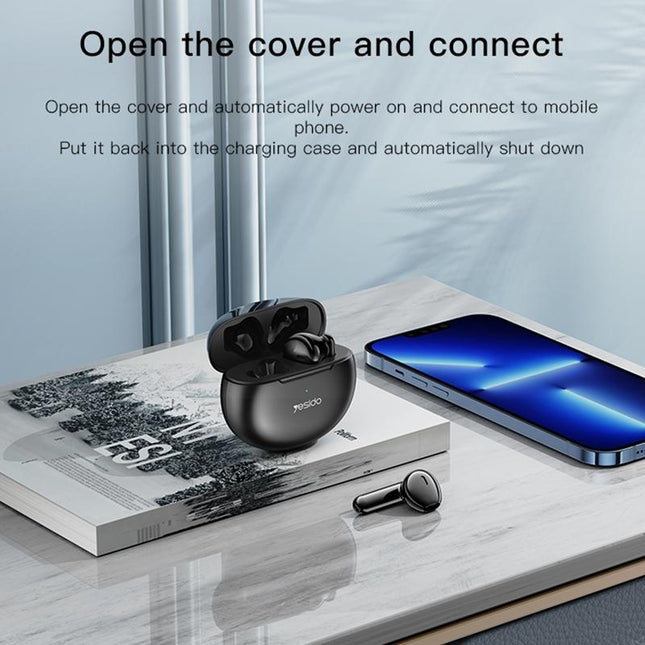 Wireless Noise-Cancelling Earbuds - Black-1915196944079261700