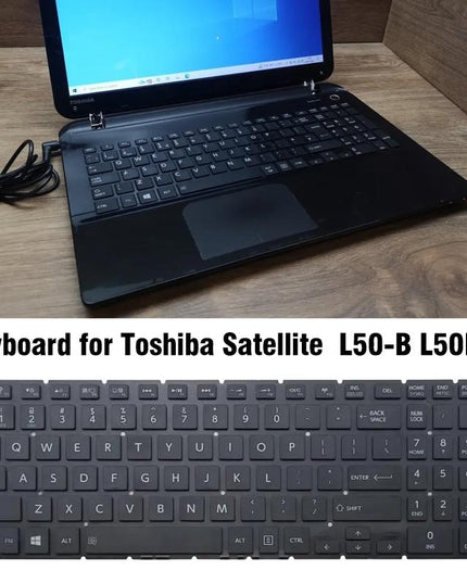 Toshiba Satellite L50-B / L50D-B Us Keyboard With Number Pad-1943465058445168643