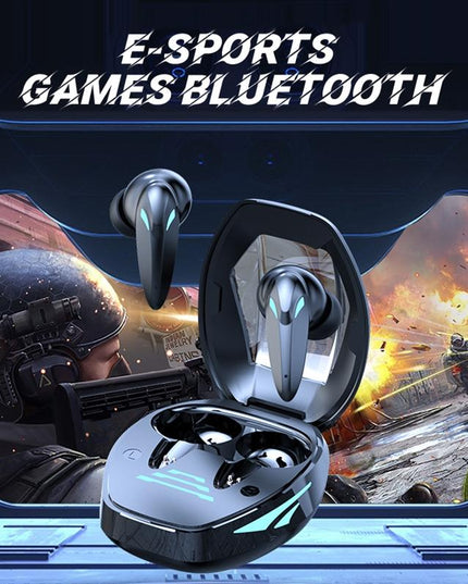 Wireless Gaming Earphones With Noise Reduction - Black-1915196837464248322