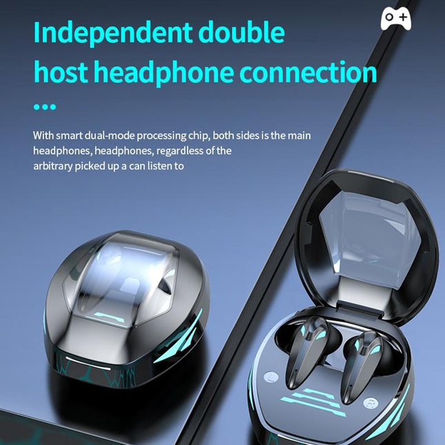 Wireless Gaming Earphones With Noise Reduction - Black-1915196837464248323
