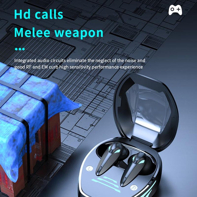 Wireless Gaming Earphones With Noise Reduction - Black-1915196837464248327