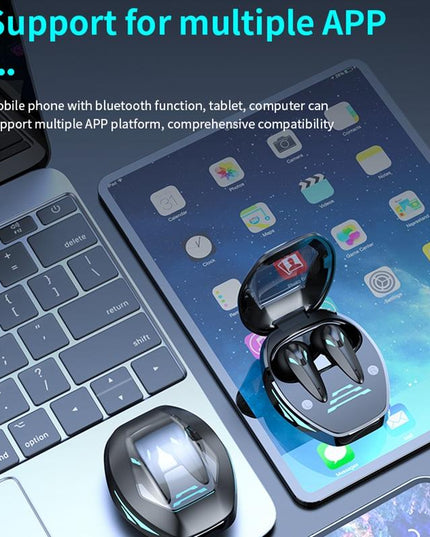 Wireless Gaming Earphones With Noise Reduction - Black-1915196837464248328