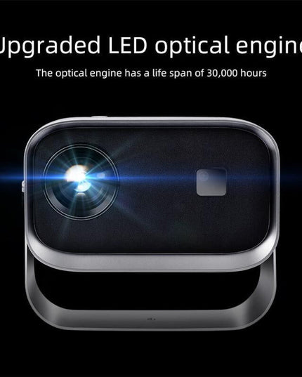 Portable Home Theater Projector - 720P 150 Lumens Grey-1915196648527630342