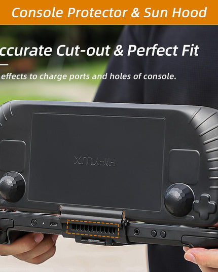 3-In-1 Gaming Console Protector With Sun Hood And Kickstand-1915196823597879301