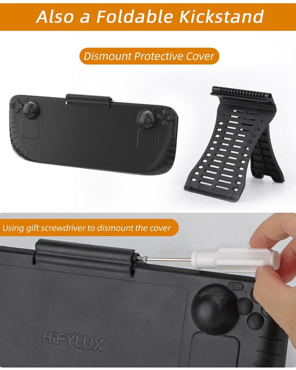 3-In-1 Gaming Console Protector With Sun Hood And Kickstand-1915196823597879304