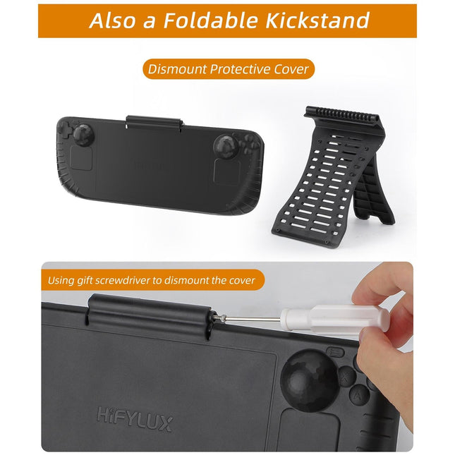 3-In-1 Gaming Console Protector With Sun Hood And Kickstand-1915196823597879304