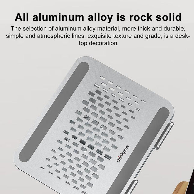 Lenovo Thinkplus Desktop Laptop Holder - Silver-1915196822377336834