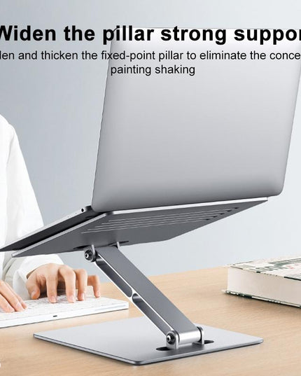 Lenovo Thinkplus Laptop Stand - Silver Desktop Compatible-1915196843621486595