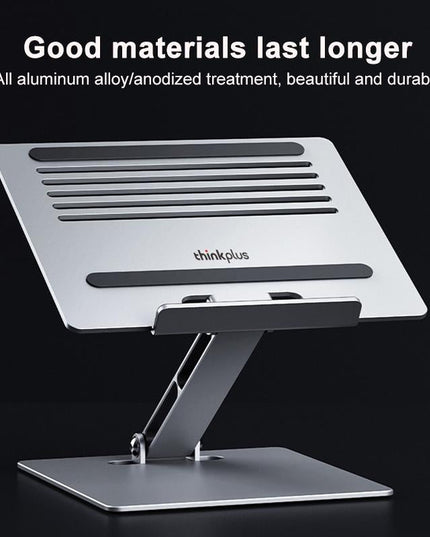 Lenovo Thinkplus Laptop Stand - Silver Desktop Compatible-1915196843621486597