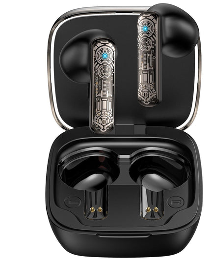 Black Tws Bluetooth Gaming Earphones With Noise Reduction-1915196854199521281