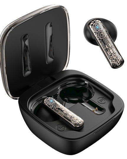 Black Tws Bluetooth Gaming Earphones With Noise Reduction-1915196854199521282