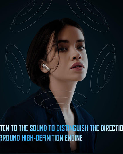 Black Tws Bluetooth Gaming Earphones With Noise Reduction-1915196854199521284