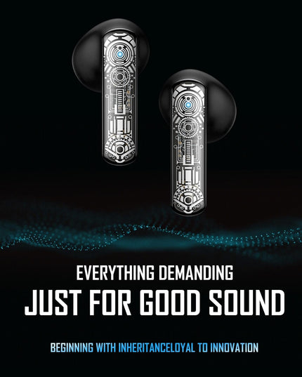 Black Tws Bluetooth Gaming Earphones With Noise Reduction-1915196854199521285