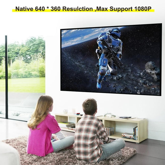 Portable Mini Projector For Kids - 1080P Led Same Screen Version-1915197828410511368