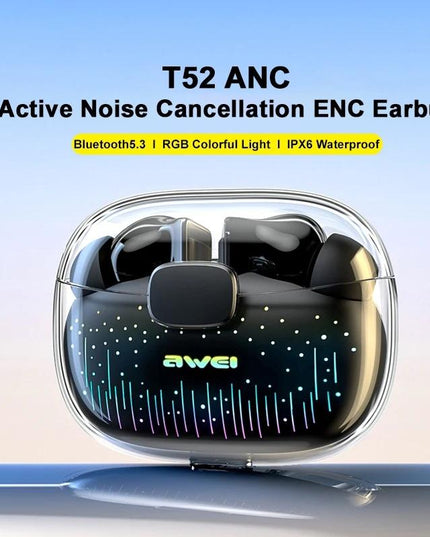 Black Tws Gaming Bluetooth Earbuds - T52-1915196808242532353