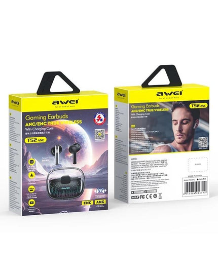 Black Tws Gaming Bluetooth Earbuds - T52-1915196808242532358