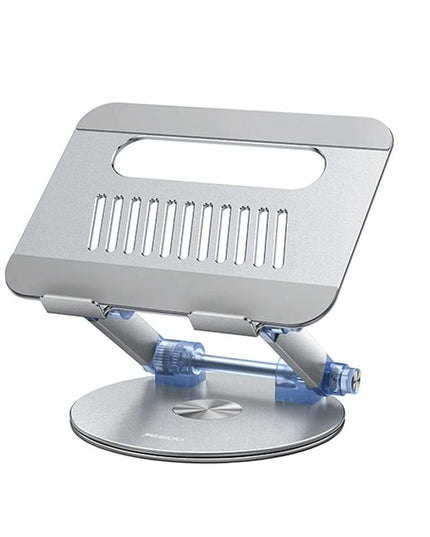 Silver Foldable Swivel Laptop Stand-1915196817331589120