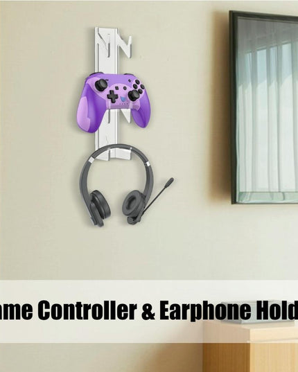 Acrylic Wall Mount For Game Controller And Headphones-1915197416756350981