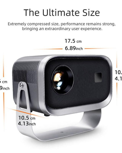 360 Degree Rotating Mini Led Projector - 150 Lumens 1280X720P-1915197694020816897