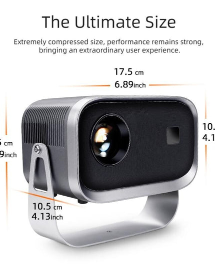 360 Degree Rotating Mini Led Projector - 150 Lumens 1280X720P-1915197694020816905