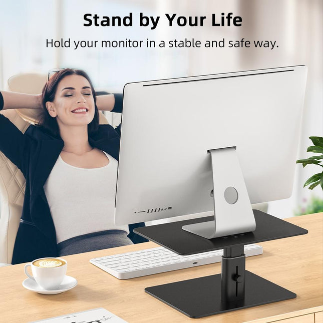 Aluminum Computer Screen Bracket - Black By Lenuo-1915196965809950725