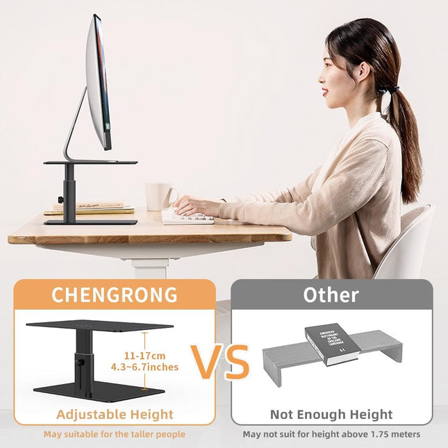 Aluminum Computer Screen Bracket - Black By Lenuo-1915196965809950727