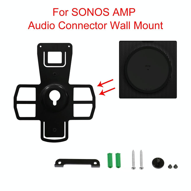 Wall Mount Bracket For Sonos Amp - Black-1915196850714054658