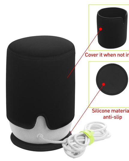 Black Dustproof Case For Homepod / Mini 2 Speaker With Anti-Slip Pad-1915196929910902788