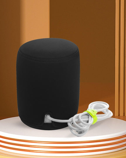 Black Dustproof Case For Homepod / Mini 2 Speaker With Anti-Slip Pad-1915196929910902789