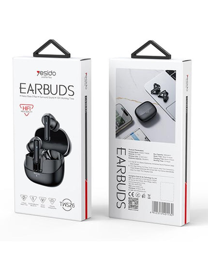 Black Wireless Bluetooth Earphones - Tws26-1915196870049796105