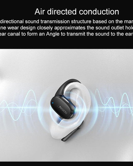Black Open Wireless Bluetooth Earphones - Ysp18 Ows-1915197137197600772