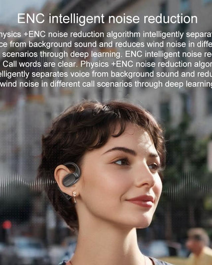 Black Open Wireless Bluetooth Earphones - Ysp18 Ows-1915197137197600774