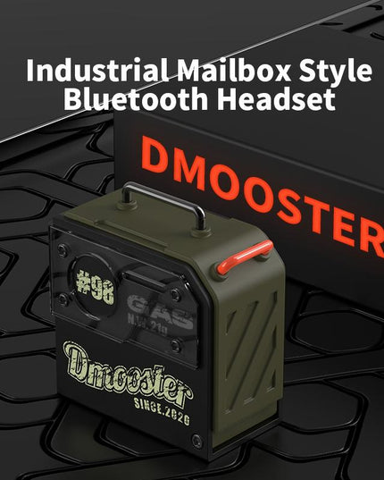 Oil Barrel Bluetooth Earphones - Black / Green Tws-1915197122844692481
