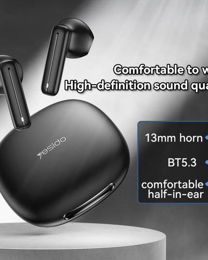 Black Wireless Bluetooth Earphones - Tws25-1915196934155538433